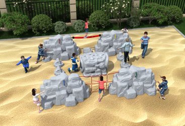 完美wm365体育儿童攀爬墙攀岩石钻