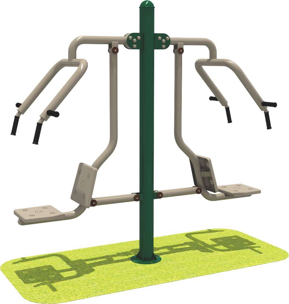 完美wm365体育健身器材 限位双人坐