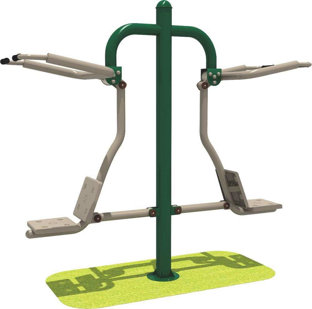 完美wm365体育健身器材 限位双人坐