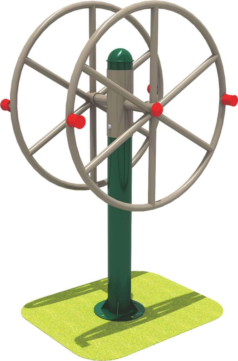 完美wm365体育健身器材 旋转风轮