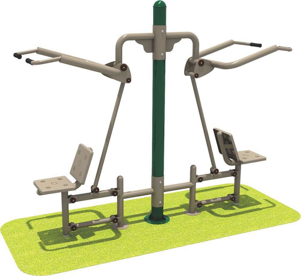 完美wm365体育健身器材 双人坐拉器