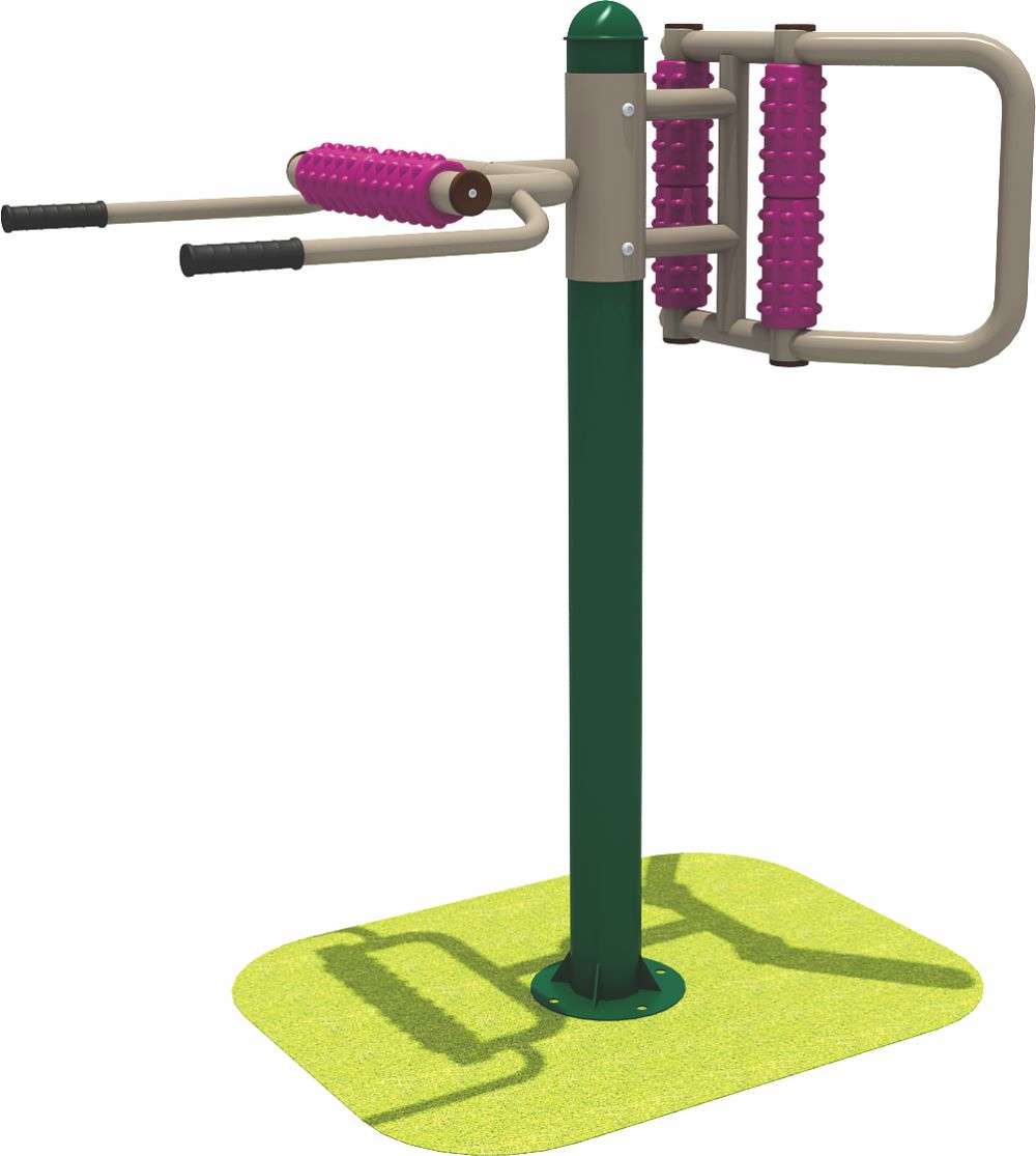 完美wm365体育健身器材 双人腰背按